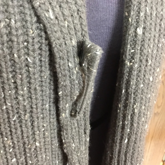 J.jill Med Petite open front heavy sweater brown - Picture 7 of 14